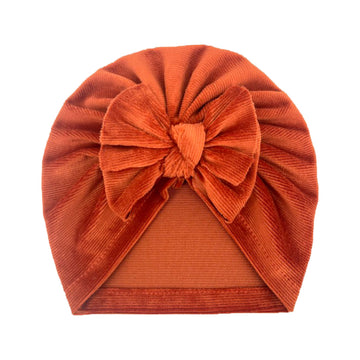 Turban pentru fetite Velvet - Coral, 2-4 ani, poliester